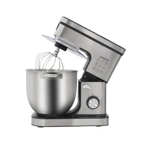 Тестомес LumaBella LB-55002
6 настроек скоростей + пульс

Емкость: 12 литров

Чаша из нержавеющей стали

Потяните переключатель

2 опоры и крючки

Эжектор для высвобождения битеров и крючков

2 взбивачки для яиц и сливок

2 крючка для затворения теста