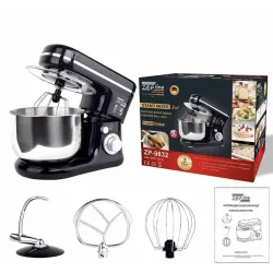 Кухонний тістоміс міксер 3в1 Zepline ZP-9832 з насадками 3500 Вт 5літрів