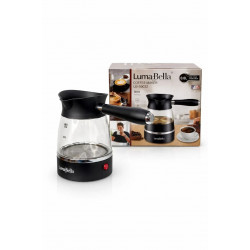 Электротурка LumaBella LB-59032, 600 мл
Электрическая турка LumaBella LB-59032 — удобное и стильное решение для приготовления ароматного кофе дома или в офисе. Корпус выполнен из прочного термостойкого стекла, что позволяет контролировать процесс закипани