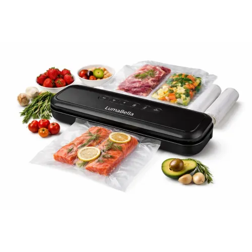 Вакууматор LumaBella LB-63027
LumaBella LB-63027 — компактный и удобный вакууматор для хранения продуктов без воздуха. Идеально подходит для дома, помогает сохранить свежесть, вкус и полезные свойства продуктов в несколько раз дольше.