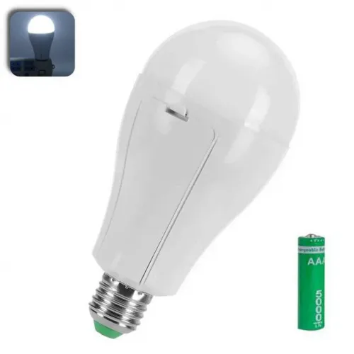 Лампочка в патрон із двома акумуляторами LED 20Вт