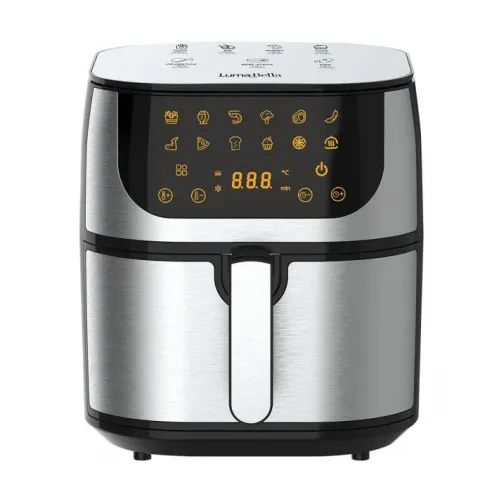 Аэрофритюрница LumaBella LB-60010, 10 л, 2000 Вт, антипригарное покрытие, таймер 60 мин, защита от перегрева