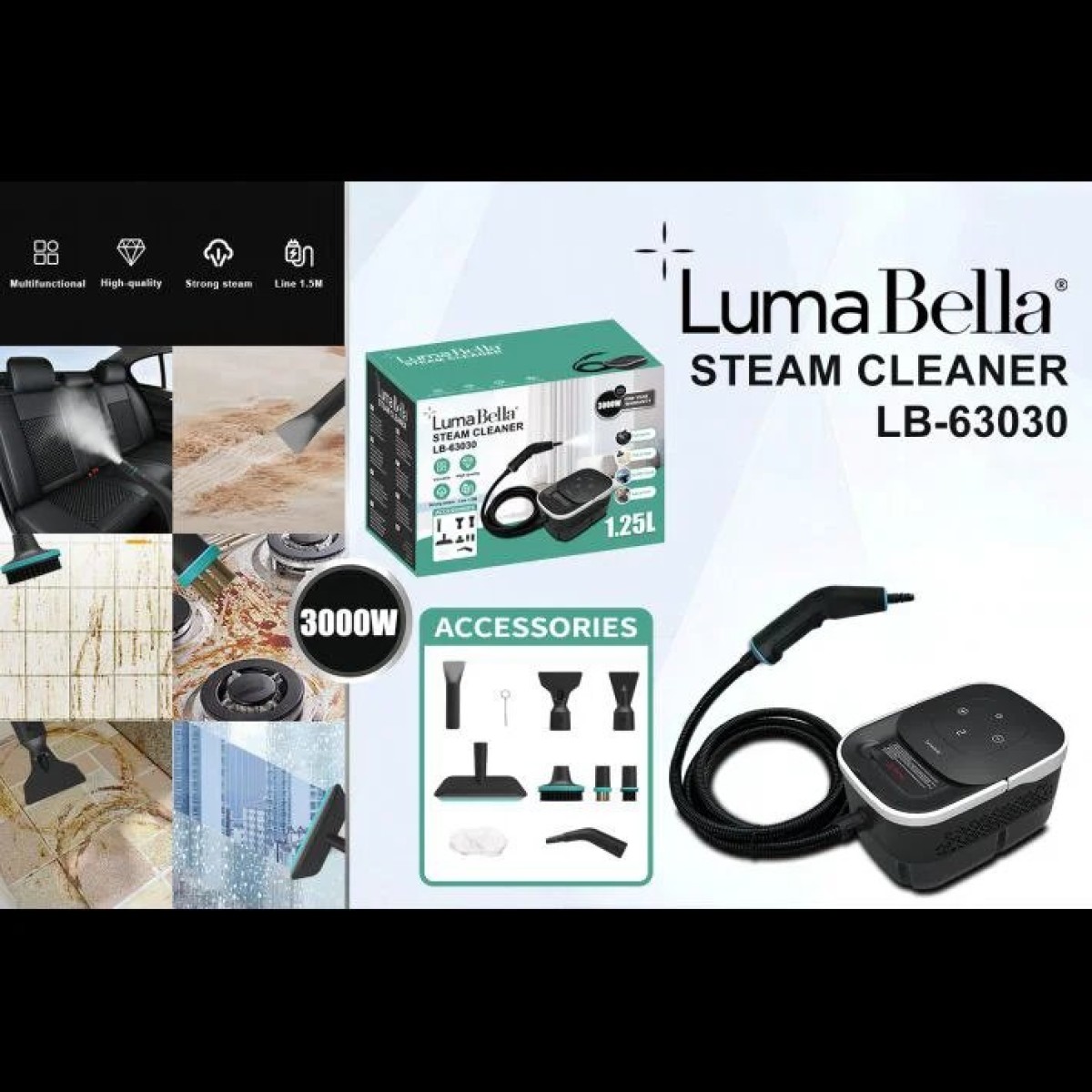 Пароочиститель LumaBella LB-63030 (арт. 14902)