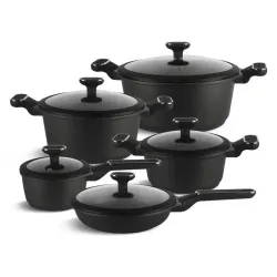 Набір посуду Edenberg із 10 предметів з мармуровим покриттям (EB-5631)