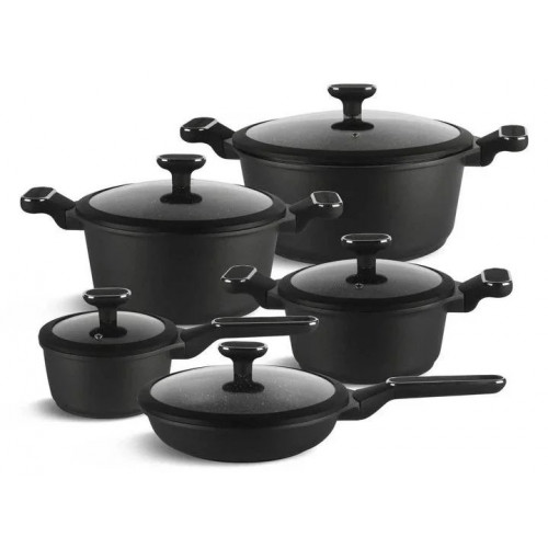 Набір посуду Edenberg із 10 предметів з мармуровим покриттям (EB-5631)