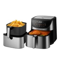 Аерогриль-фритюрниця Zepline ZP-217 12 л — подвійний ТЕН, 4200 Вт, антипригарна чаша