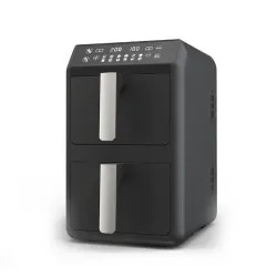 Аэрофритюрніца MR-761
220-240 В, ~50 Гц, 2000-2400 Вт
Система швидкої циркуляції повітря дозволяє швидше смажити продукти та економити енергію
Антипригарне покриття чаші
2 індивідуальні системи управління
Функція захисту від перегріву
Не нагріваються корп