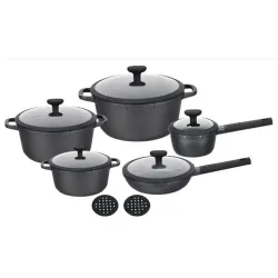 Набір посуду Edenberg EB-5652 12 предметів з мармуровим антипригарним покриттям