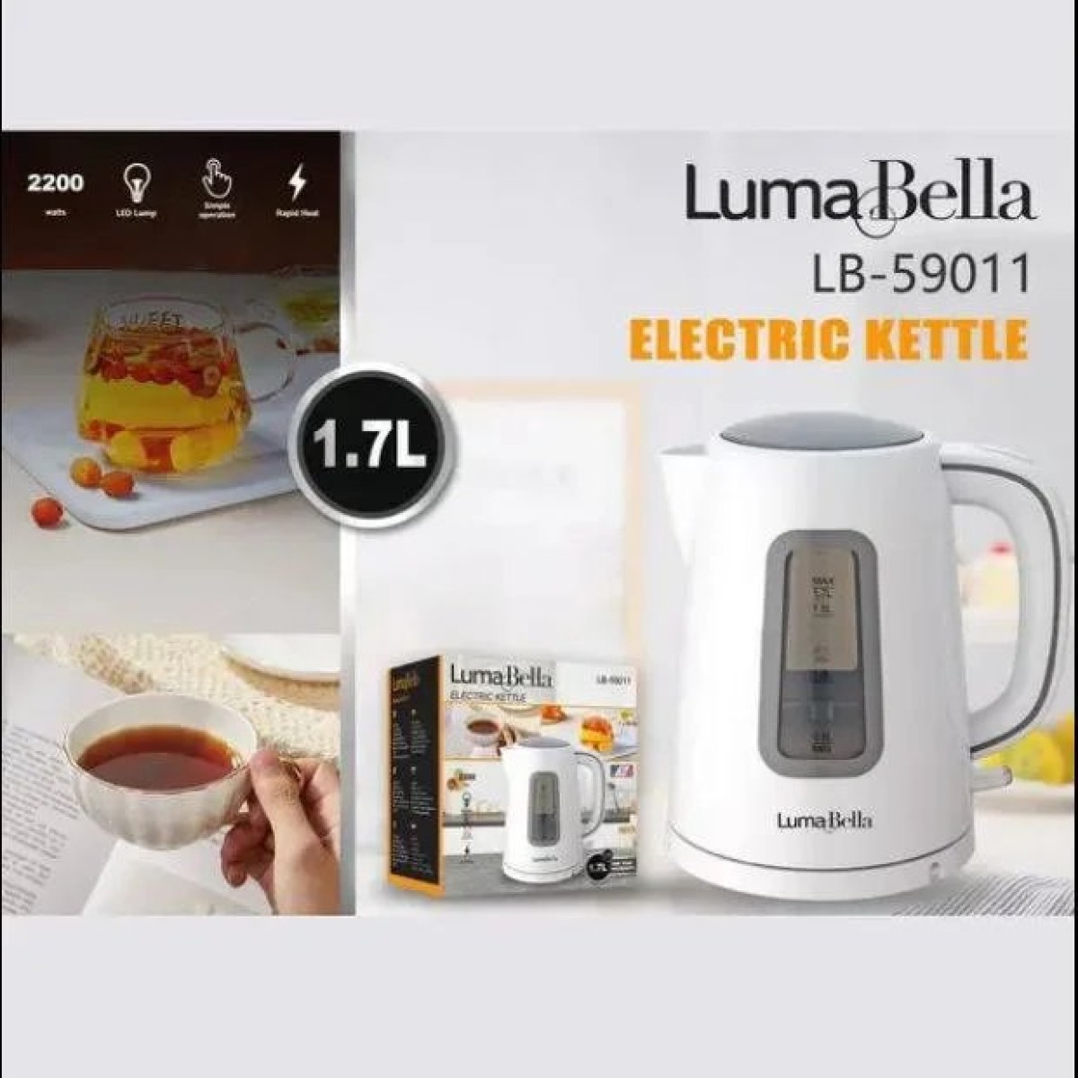 Электрочайник Luma Bella LB-59011 (арт. 15002)