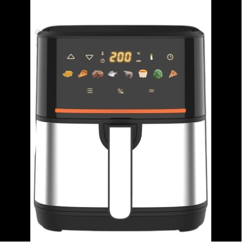 LB-60027 Аэрофритюрница LumaBella LB-60027 Характеристики: Мощность: 2200 Вт Объем: 7.5 литров Механическое управление Таймер: 60 минут Температурный режим: 80-200 °C 8 режимов приготовления: картофель фри, курица, рыба, мясо, овощи, выпечк