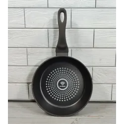 Сковорода Benson 24 см глибока з алмазним антипригарним покриттям з кришкою (BN-448)
