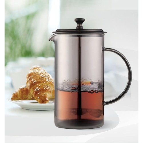 Френч-пресс MR-1861-1000 Объём: 1 л. Термостойкое боросиликатное стекло Возможность мыть в посудомоечной посуде Высококачественный пластик