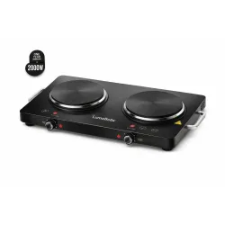 Электрическая плита LumaBella LB-7011 (2 конфорки, 2000 Вт)
LumaBella LB-7011 — компактная и удобная электрическая плита с двумя конфорками, идеально подходит для дома, дачи, офиса или временной кухни.