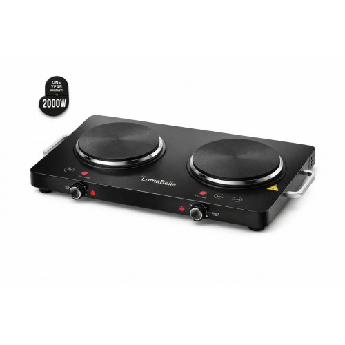 Электрическая плита LumaBella LB-7011 (2 конфорки, 2000 Вт)
LumaBella LB-7011 — компактная и удобная электрическая плита с двумя конфорками, идеально подходит для дома, дачи, офиса или временной кухни.