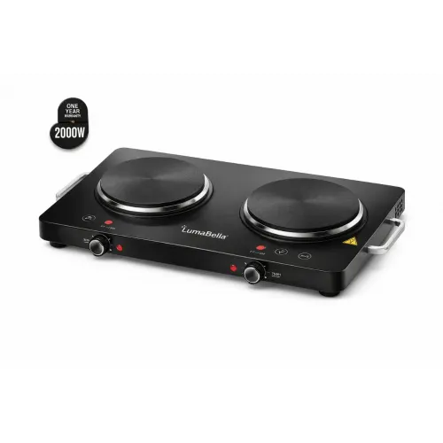 Электрическая плита LumaBella LB-7011 (2 конфорки, 2000 Вт)
LumaBella LB-7011 — компактная и удобная электрическая плита с двумя конфорками, идеально подходит для дома, дачи, офиса или временной кухни.