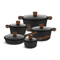 Набір посуду Edenberg із 10 предметів з мармуровим покриттям (EB-5648)