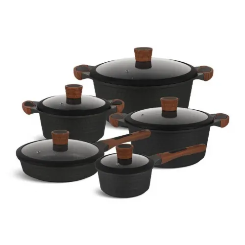 Набір посуду Edenberg із 10 предметів з мармуровим покриттям (EB-5648)