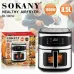 Аэрогриль-фритюрница SOKANY SK-10050 8.5 л 1800 Вт с таймером и терморегулятором температуры, аэрофритюрница