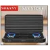 Газова плита настільна Sokany SK-6002. Двоконфоркова потужна плита, 4,4 кВт