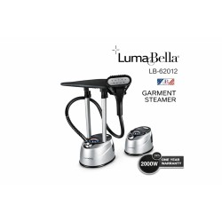Отпариватель для одежды LumaBella LB-62012 (2000 Вт) LumaBella LB-62012 — мощный напольный отпариватель для быстрого и бережного ухода за одеждой и текстилем. Идеально подходит для дома, магазина одежды и ателье.