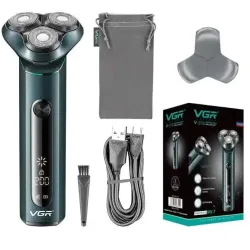 Портативна електробритва-шейвер VGR для гоління бороди та вусів 8 Вт V-310