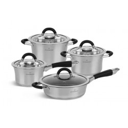 Набір посуду з нержавіючої стали 8 пр. Edenberg EB-2407