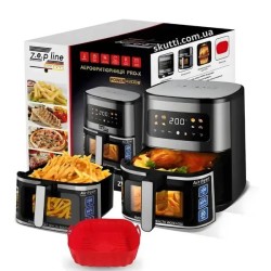 Фритюрниця без олії сімейна 6.5 л Zepline ZP-00234 4200 Вт