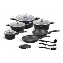 Набір посуду 15 предметів з мармуровим антипригарним покриттям Edenberg EB-5611 (EB-5611)