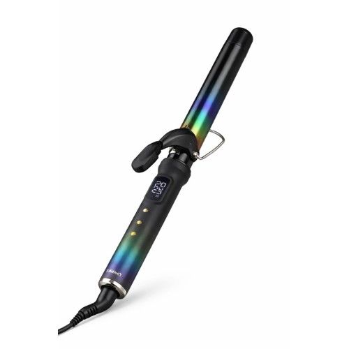 Плойка для завивки волос LumaBella (Ø 25 мм, до 230 °C) Плойка LumaBella — стильный и надёжный инструмент для создания упругих локонов и мягких волн в домашних и профессиональных условиях. Керамическое покрытие с радужным эффектом обеспечив