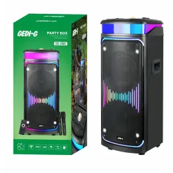 GeDi-G 2895 2*8″ два микрофона 60Вт