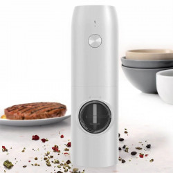 Электрический измельчитель MR-1615
Электрический измельчитель
Литиевый аккумулятор Li-Ion 300 mAh; входное напряжение: 5V
USB кабель в комплекте
Время полного заряда аккумулятора: 2,5 часа, подсветка во время зарядки
Обьем резервуара: 70 г
Система регулир