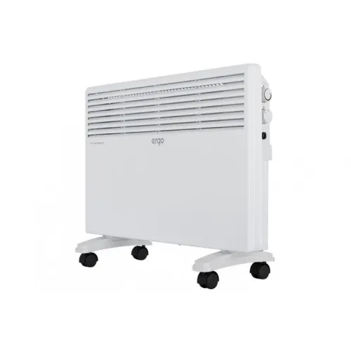 Електричний конвектор обігрівач 2 в 1 ERGO HC 221524 режими 750/1500 Вт термостат захист від перегріву влагозахист для підлоги настінний (закритий) 15 м2