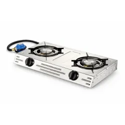 Газовая плита LumaBella LB-57021 — практичная и надёжная двухконфорочная плита для дома, дачи, летней кухни и временного использования. Работает на сжиженном газе, обеспечивает стабильное пламя и позволяет одновременно готовить несколько блюд.
Преимуществ