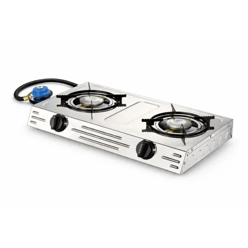 Газовая плита LumaBella LB-57021 — практичная и надёжная двухконфорочная плита для дома, дачи, летней кухни и временного использования. Работает на сжиженном газе, обеспечивает стабильное пламя и позволяет одновременно готовить несколько блюд.
Преимуществ