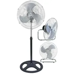 Вентилятор напольный (18 дюймов, 3 скорости, 1,25м, 3 лопасти) 3 в 1
