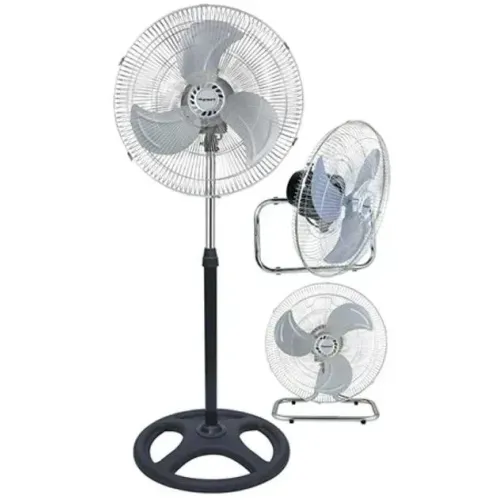 Вентилятор напольный (18 дюймов, 3 скорости, 1,25м, 3 лопасти) 3 в 1