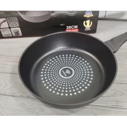 Cковорода глибока Benson з алмазним антипригарним покриттям 26см 3,1л (BN-449)