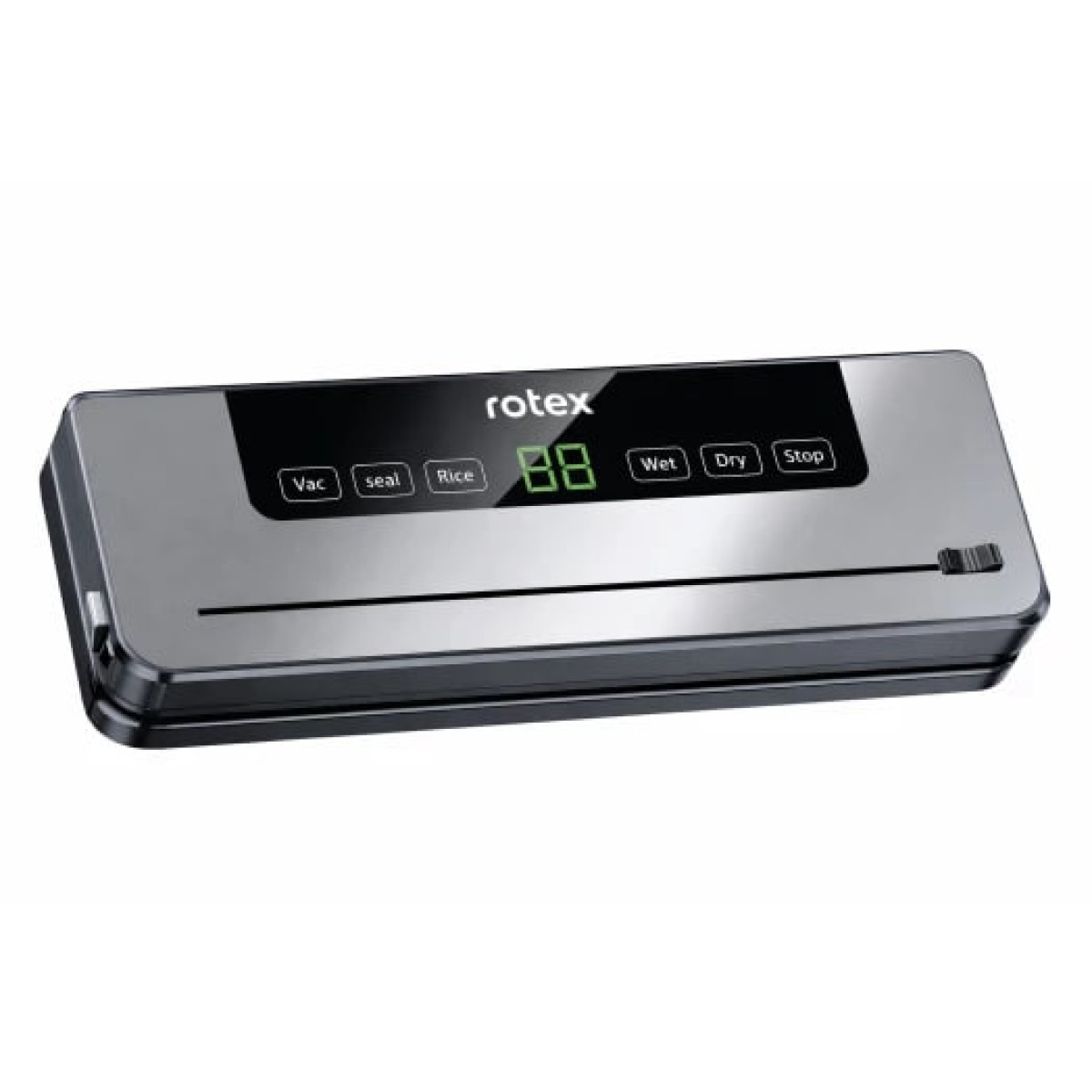 Вакууматор Rotex RVS120-S SuperVac 110Вт — вакуумний пакувальник 30 см, запайка пакетів, плівка 5 м, Sous-Vide (арт. 22402)