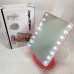 Дзеркало для макіяжу з 16 LED підсвічуванням Mirror, косметичне дзеркало з підсвічуванням. Колір: рожевий - фото 2