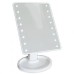 Дзеркало для макіяжу з 16 LED підсвічуванням Mirror White, Дзеркало, що світиться, для макіяжу. Колір: білий - фото 2