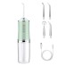 Іригатор для чищення зубів та порожнини рота Oral Irrigator з акумулятором та змінними насадками Green - фото 4