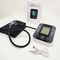 Автоматический тонометр для измерения давления с работой от батареек USB ЖК-дисплеем индикатором заряда
