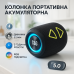 Портативна колонка TG655 5W з RGB підсвічуванням та ремінцем, Bluetooth колонка для вулиці. Колір: чорний - фото 16