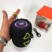 Портативна колонка TG655 5W з RGB підсвічуванням та ремінцем, Bluetooth колонка для вулиці. Колір: чорний - фото 3
