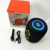 Портативна колонка TG655 5W з RGB підсвічуванням та ремінцем, Bluetooth колонка для вулиці. Колір: чорний - фото 6