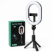 Монопод-штатив для селфи с кольцевой LED лампой Selfie Stick A8 телескопический с пультом и Bluetooth - фото 17