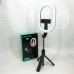 Монопод-штатив для селфи с кольцевой LED лампой Selfie Stick A8 телескопический с пультом и Bluetooth - фото 9