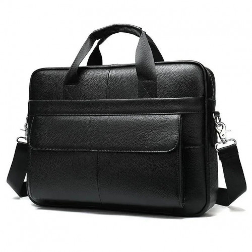 Мужская кожаная сумка для ноутбука из итальянской кожи, формат А4, премиум класс