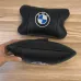 Авто подушки 2 шт — набор BMW из натуральной кожи, на подголовник в машину, Автомобильная подушка БМВ