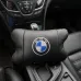 Авто подушки 2 шт — набор BMW из натуральной кожи, на подголовник в машину, Автомобильная подушка БМВ